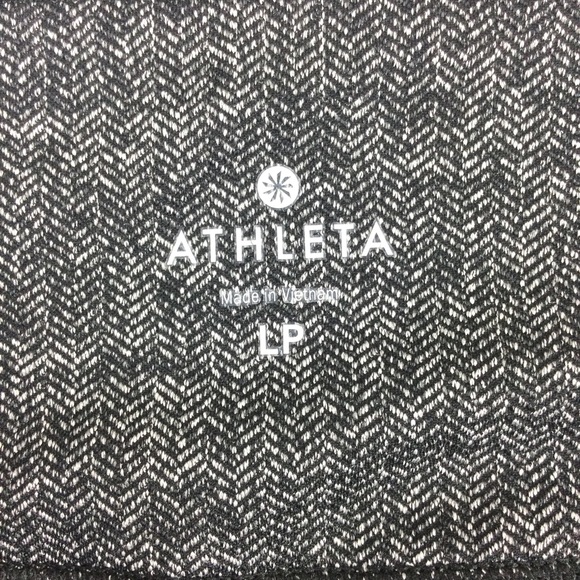 ATHLETA Herringbone Luxe Metro Drifter Leggings Sz Large Petite LP - Picture 5 of 13